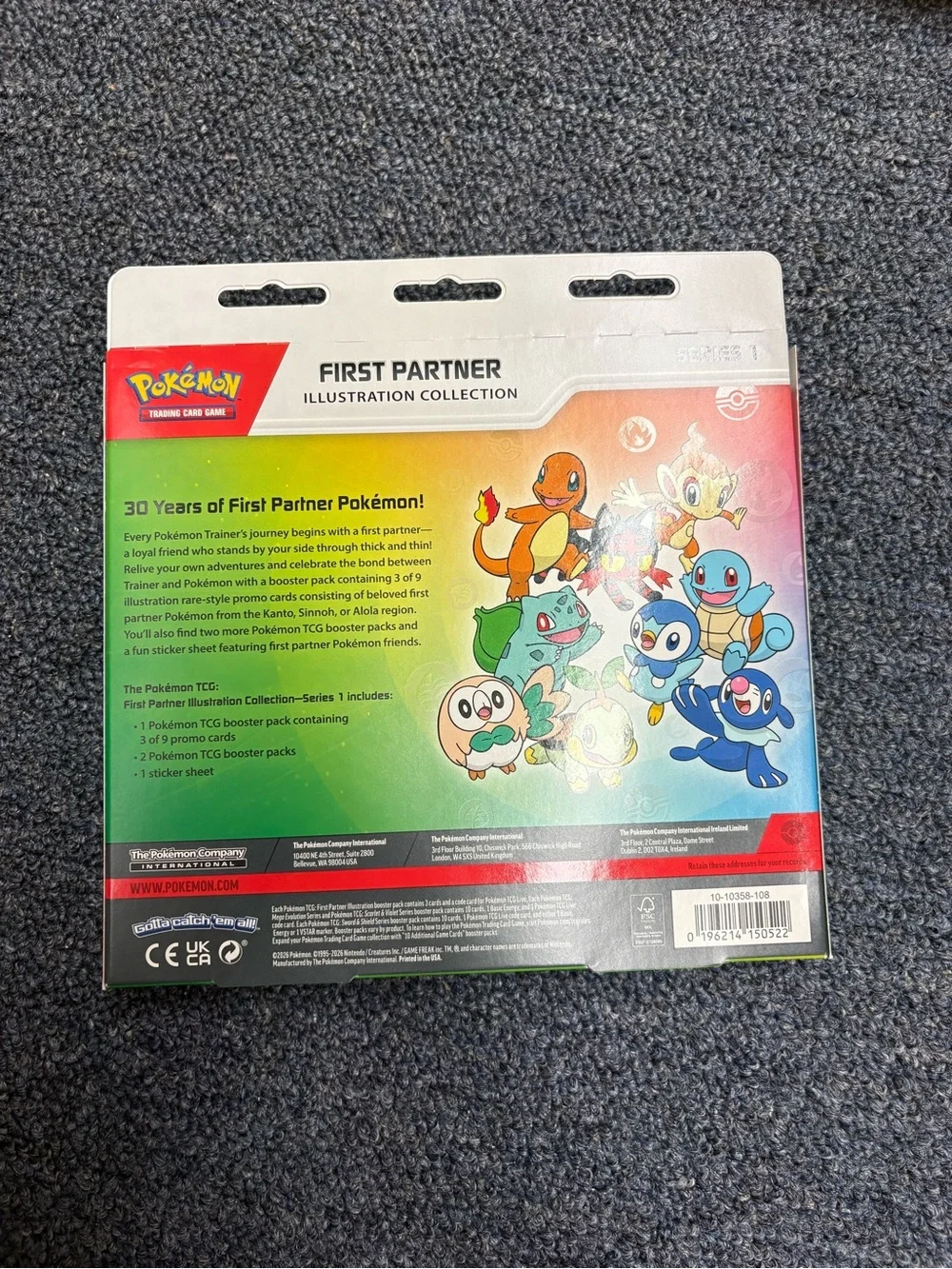 Pokémon First Partner Illustration Collection Series 1